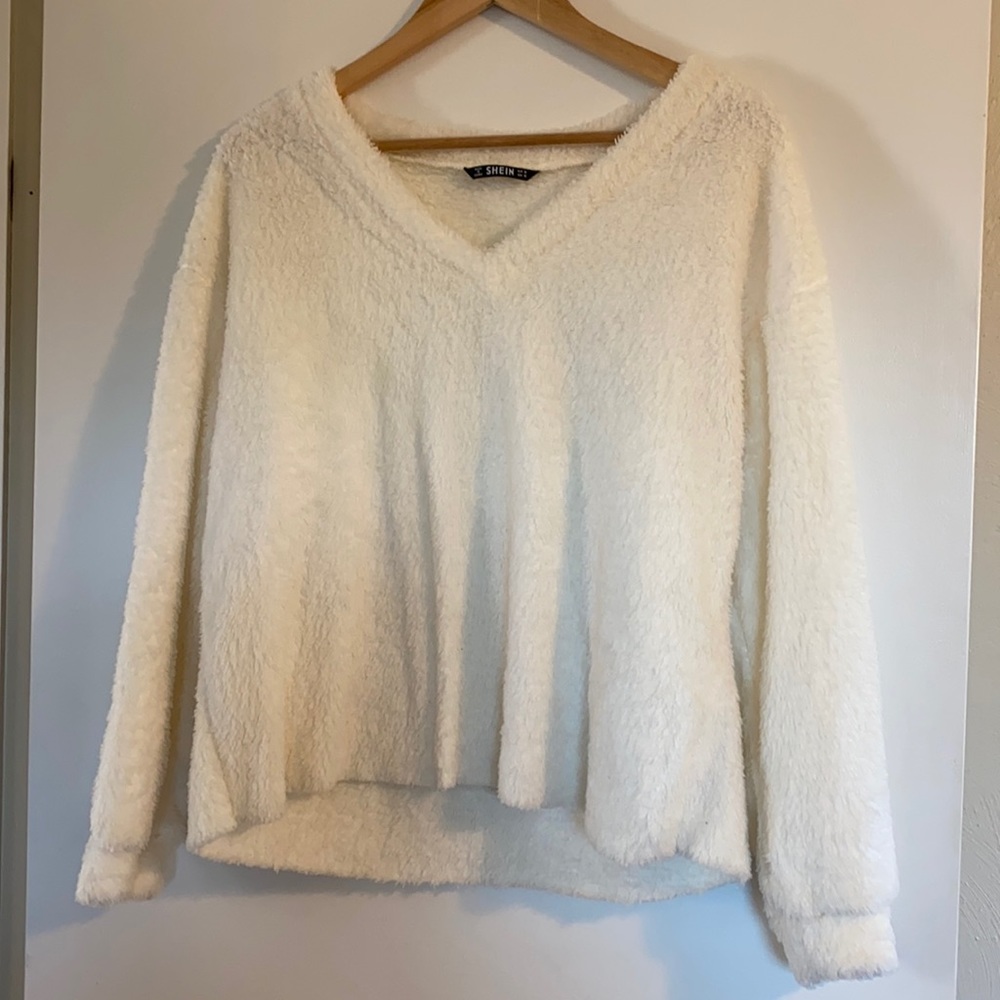 Soft, white sweater from Shein (size medium)